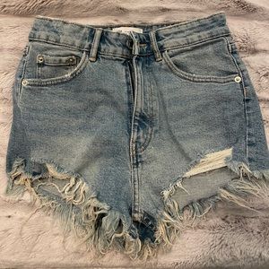 Zara denim shorts